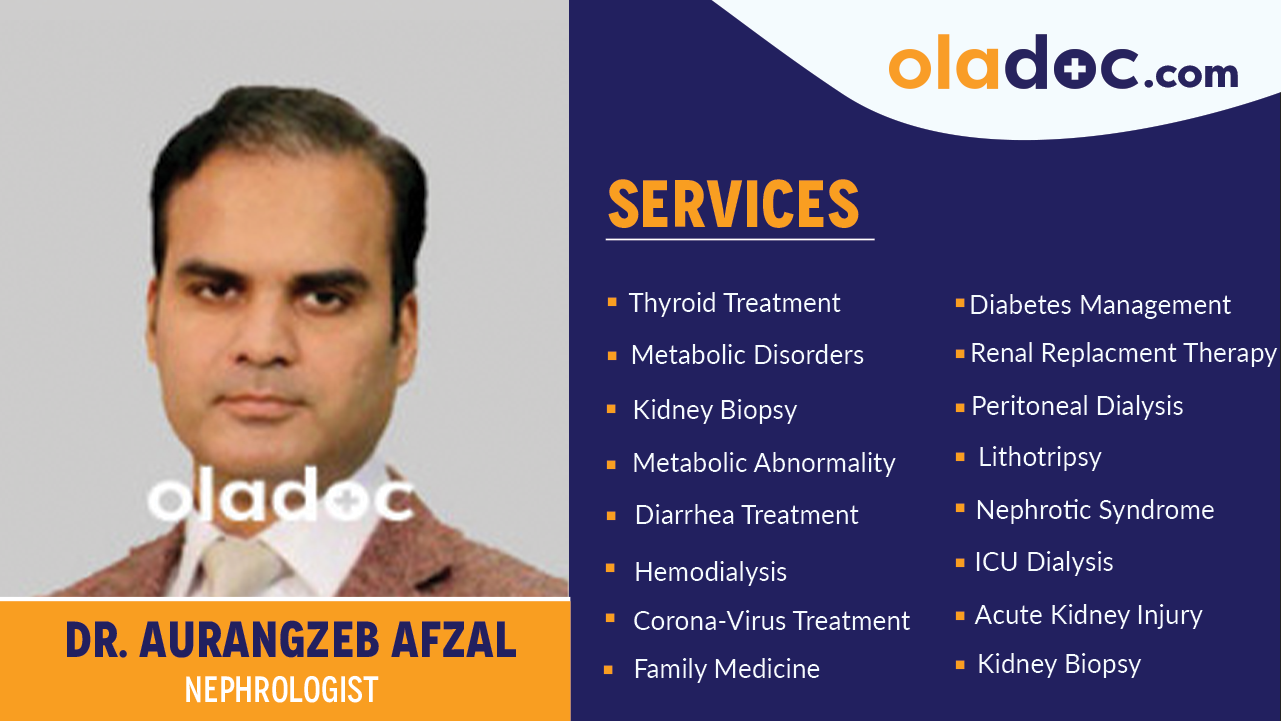 Services  provided by Dr. Sardar Muhammad Alam